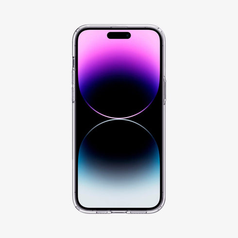 ACS04832 - iPhone 14 Pro Max Case Crystal Slot in crystal clear showing the back with card in slot